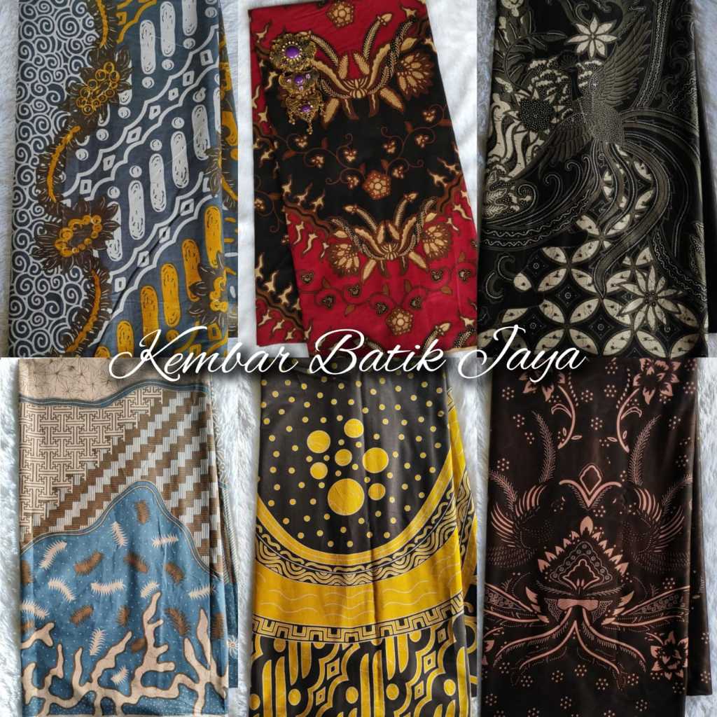 Kain batik printing  meteran pekalongan motif terlaris kain batik meteran bahan baju kain meteran