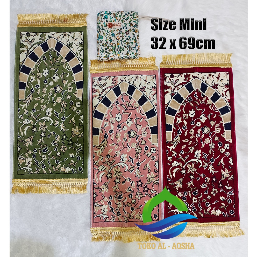 Rawdah Mini/Sajadah Rawdah Kecil/Sajadah Raudah kepala/Raudah Muka - original madinah
