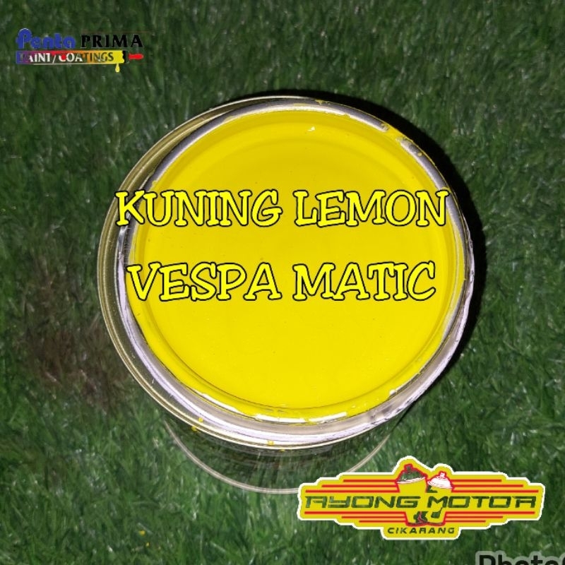 Cat Penta Oto/Cat Duco PU PG-1734 Lemon Yellow Vesmat Vespa Matic