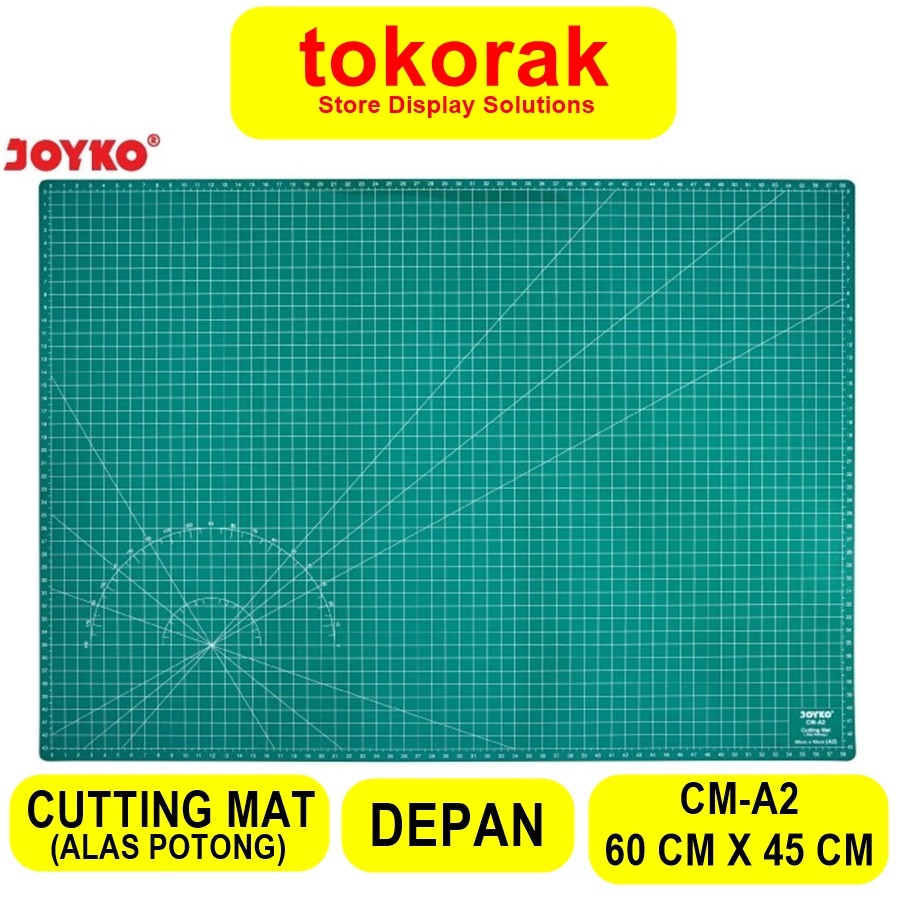 

CUTTING MAT KERTAS ALAS POTONG A2 JOYKO 60 X 45 CM 2 SISI PAD BOARD