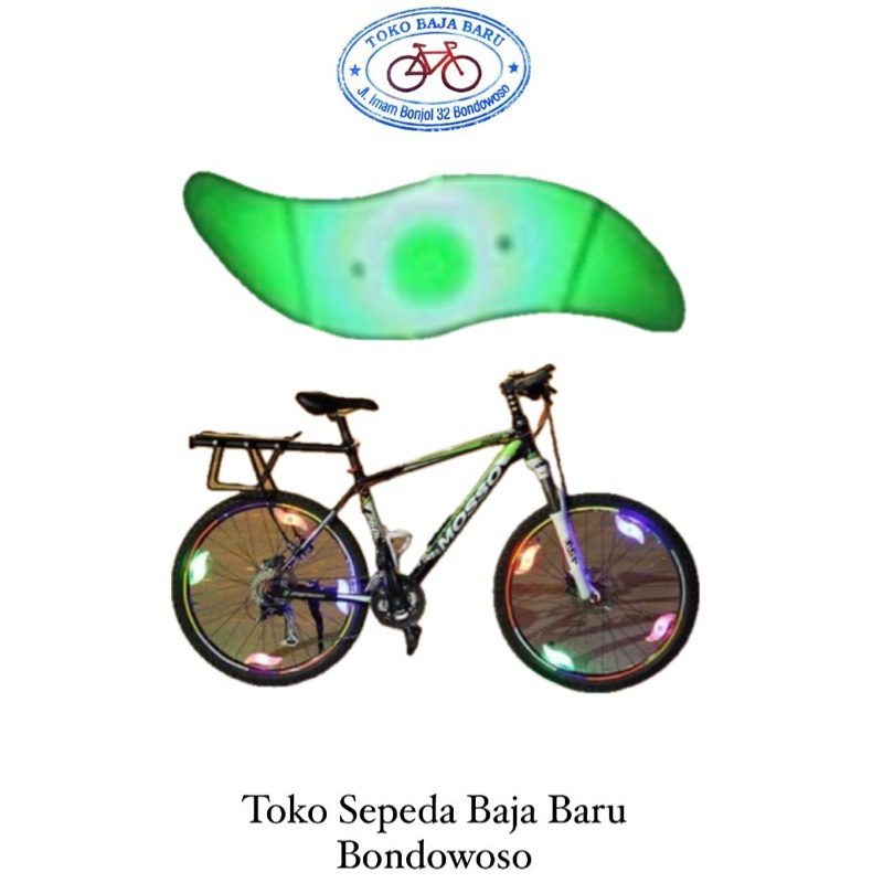 LAMPU HIASAN SEPEDA WARNA WARNI