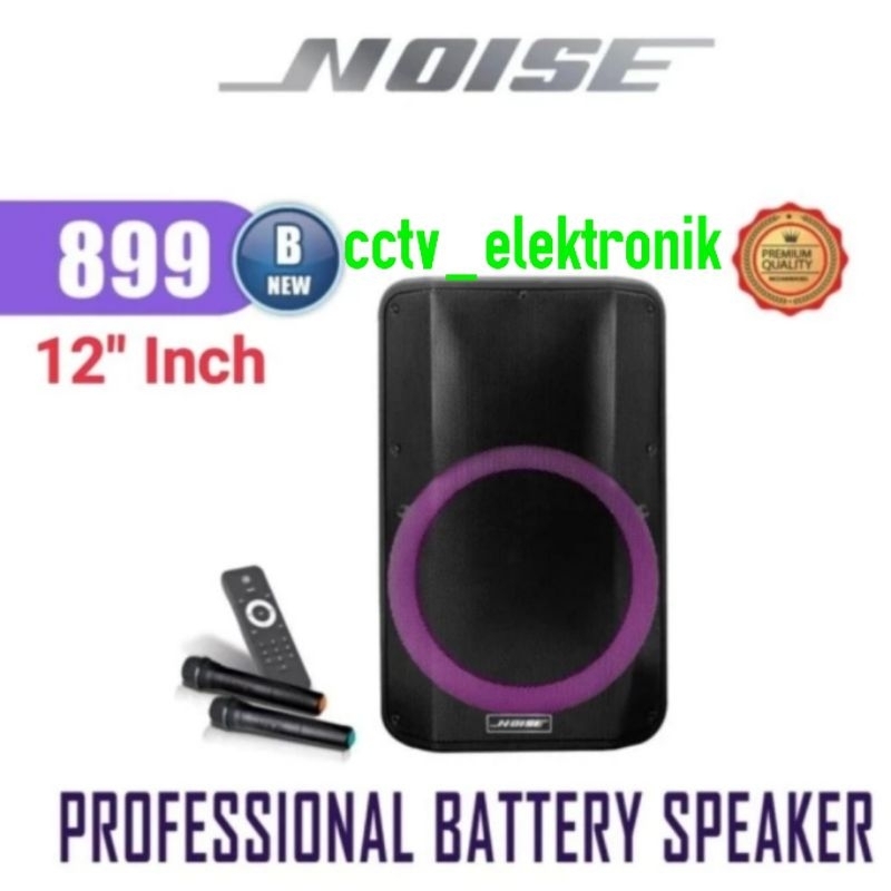 Speaker NOISE 899B PORTABLE SPEAKER WIRELESS BLUTOOTH KARAOKE RESMI NOISE