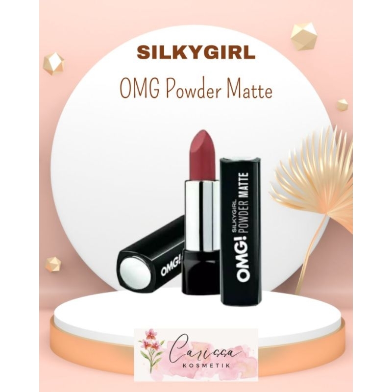 silkygirl omg powder matte lipstik exp 2026