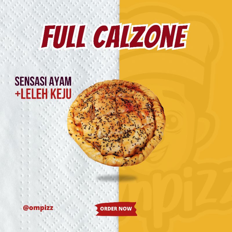 

Full Calzone Pizza || 16 Slices || Pizza Merakyat