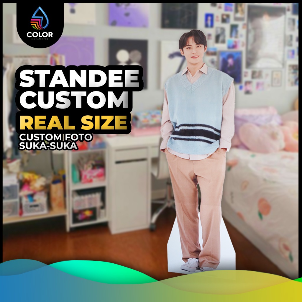 Standee KPOP Custom Real Size | Human Standee Figure Besar