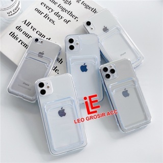 INFINIX HOT 12I CASE CARD BENING SOFT CASE CLEAR SLOT KARTU CASE WALLET INFINIX HOT 12I