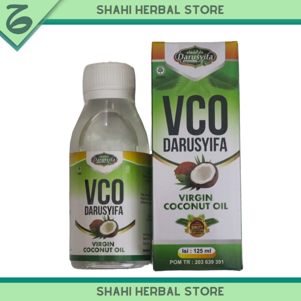 

Minyak Kelapa Murni VCO Virgin Coconut Oil Darusyifa 125 ml Original Asli