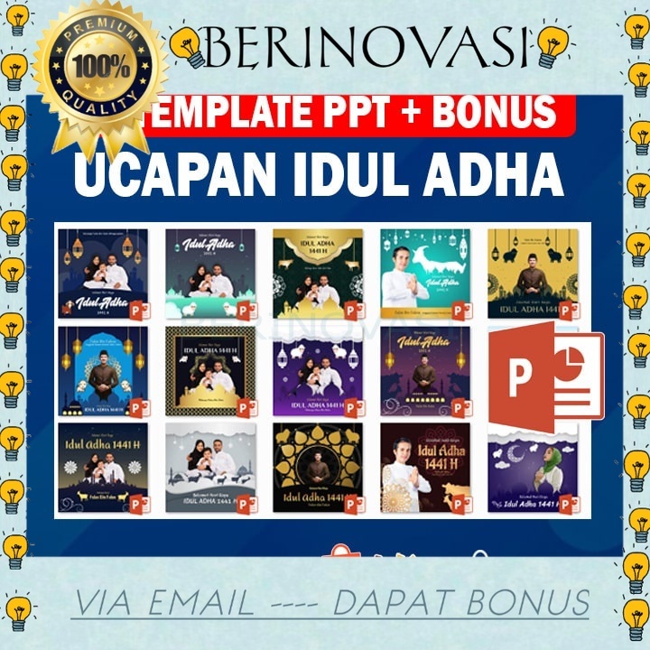 Ready 50 Template PPT IDUL FITRI  ADHA PREMIUM + Bonus
