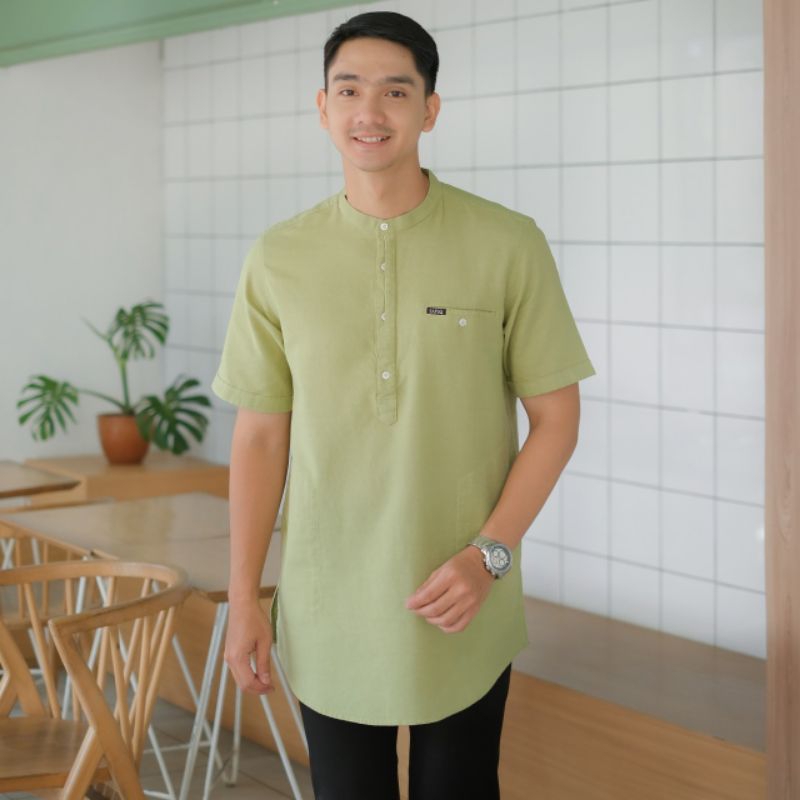 KURTA SAVIQ ORIGINAL || KURTA LINEN PRIA || KURTA PRIA TERBARU || KURTA PRIA LENGAN PENDEK ||