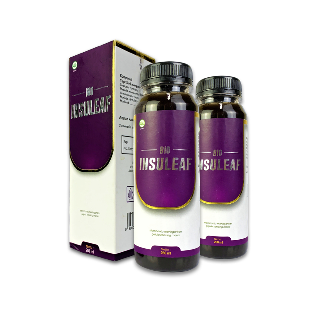 

Bio Insuleaf Original 250ML Ampuh Menurunkan Gula Darah dan Mengurangi Gejala Diabetes Paket 2 Botol