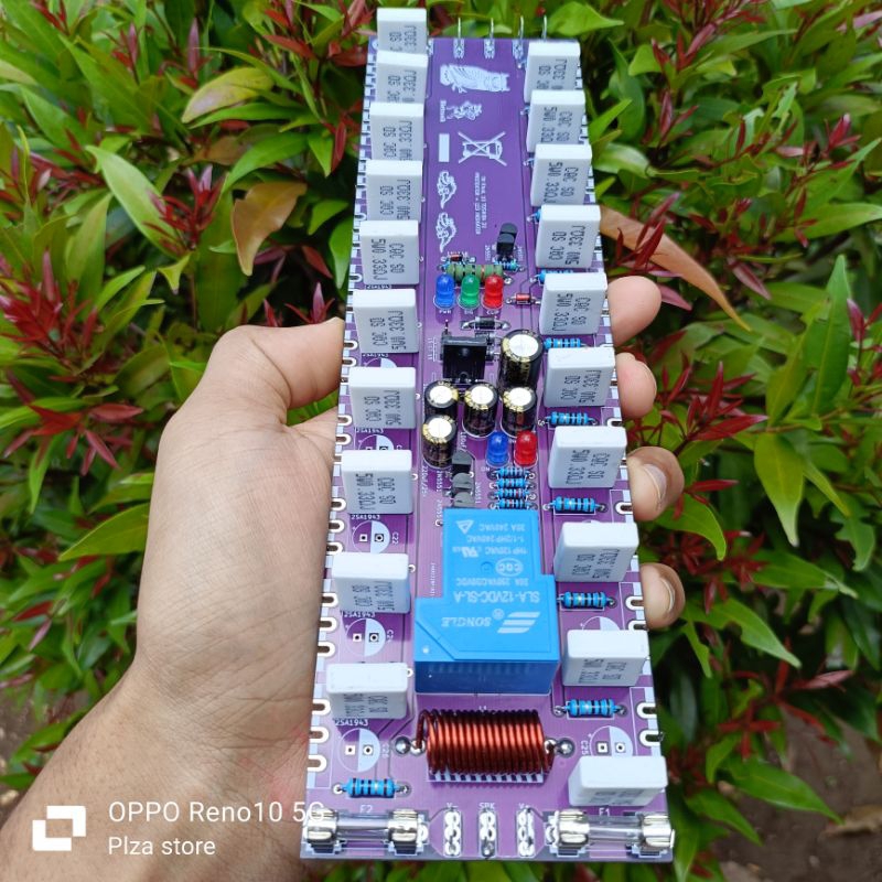 Kit Pcb final 10 set Toshiba+Speaker protector+Led indikator Double layer 2U 25cm pcb tr transistor 