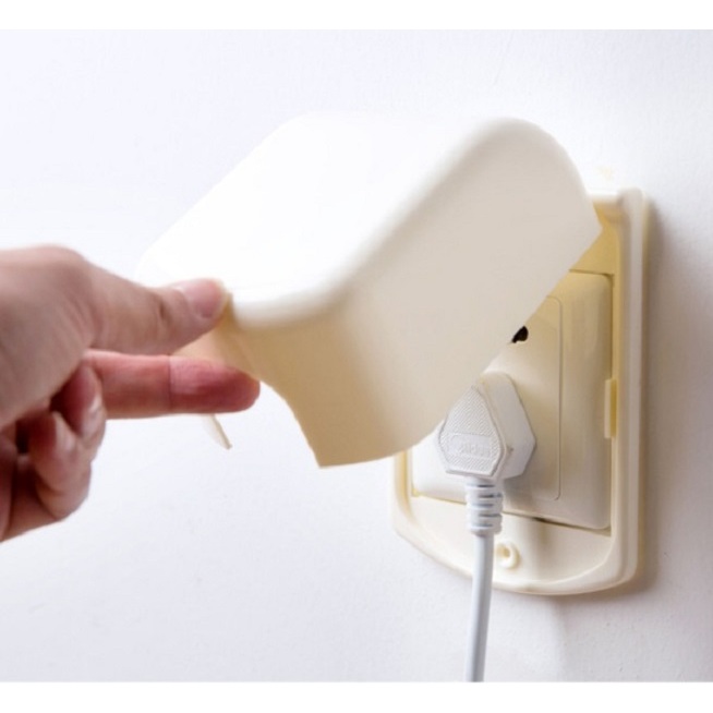 Pengaman Stop Kontak Box Kotak Penutup Stop Kontak Cover