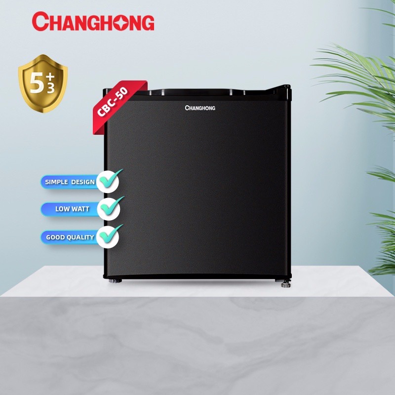 CHANGHONG CBC 50 KULKAS MINI PORTABLE KECIL 50 LITER 50 Watt HITAM COCOK UNTUK HOTEL/ KOS