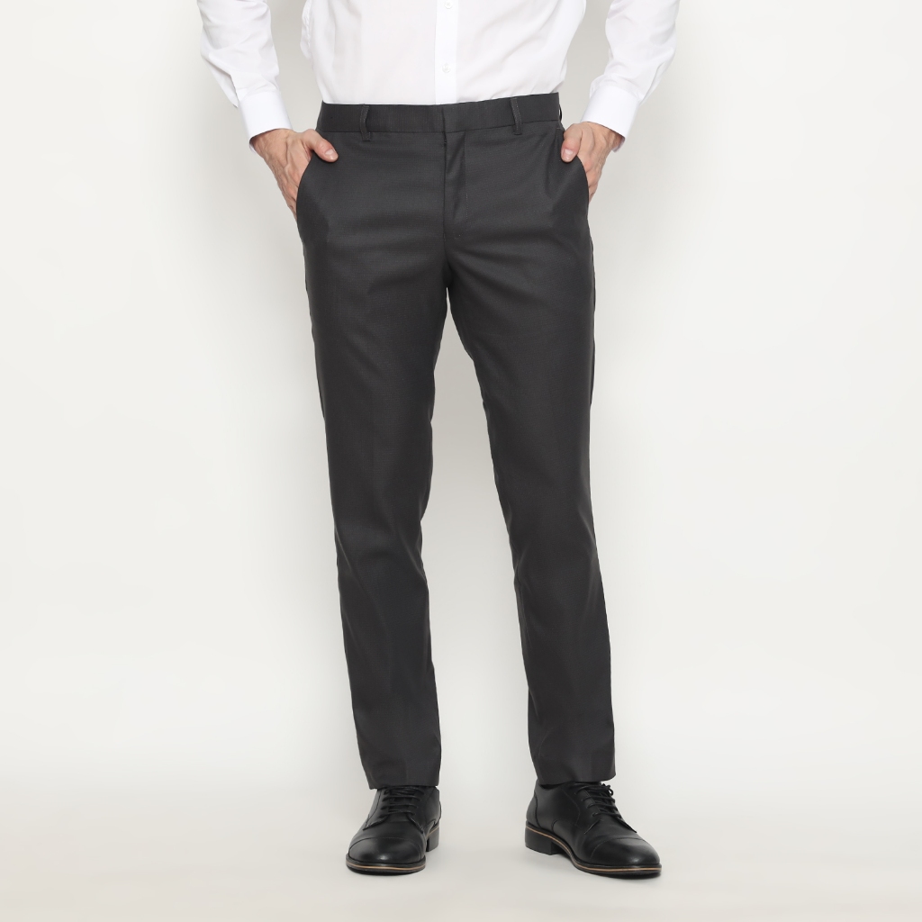 CARLOS MORENO - Celana Formal Slim Fit - CJSF | Celana Kantor Pria | Celana Bahan | Celana Formal Pr