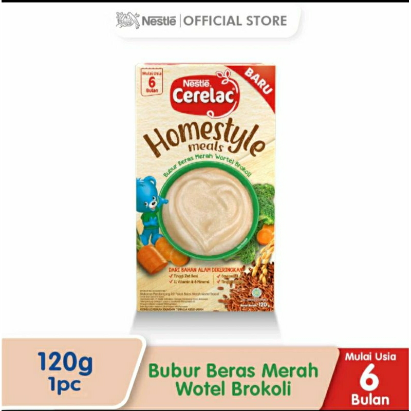 nestle beras merah wortel brokoli