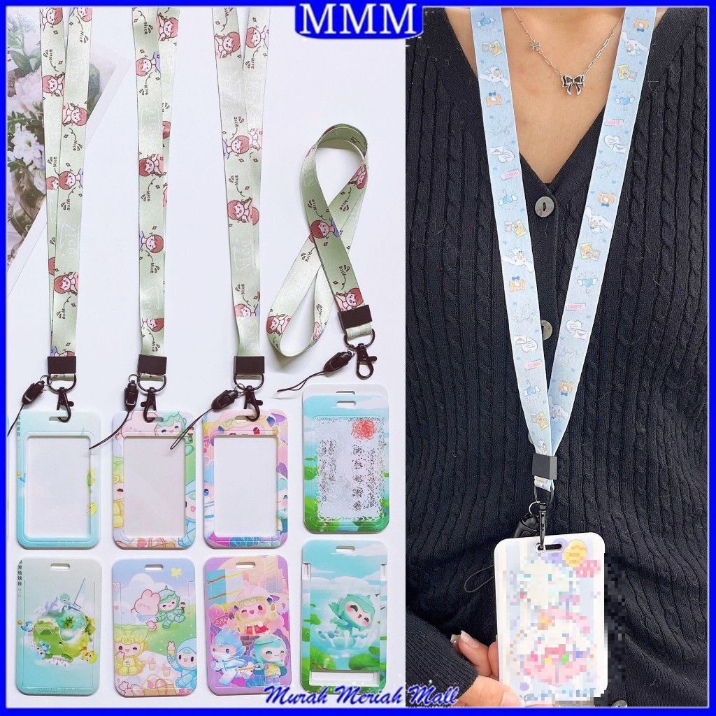 

MMM Name Tag Gantungan Kartu Karakter Kartun Lucu Lanyard Akses MRT Busway E-Money Flazz BRIzi Card Holder Karakter Kartun Lanyart Card Holder Id Card