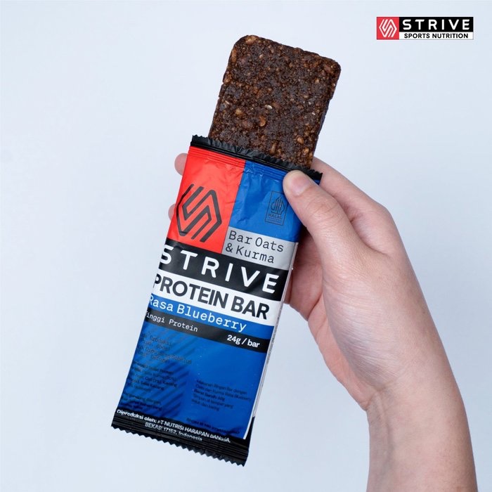 

STRIVE Protein Bar 24gram protein per Bar untuk Muscle Recovery Otot