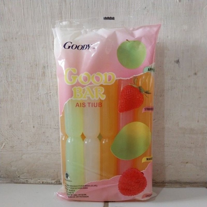 

goody good bar ais tiub aneka rasa buah isi 10pcs
