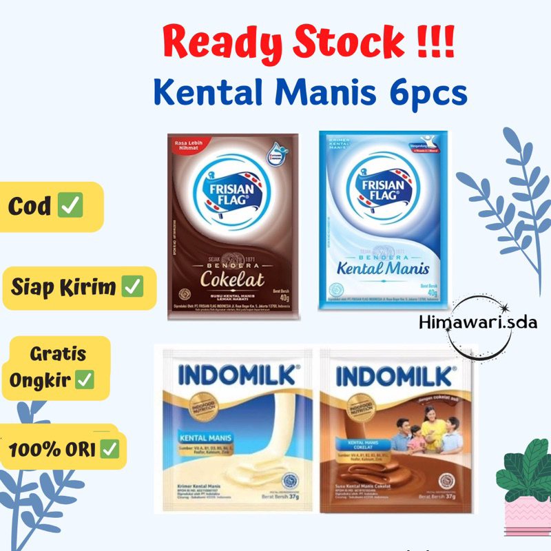 

Kental Manis 1 Renceng isi 6pcs