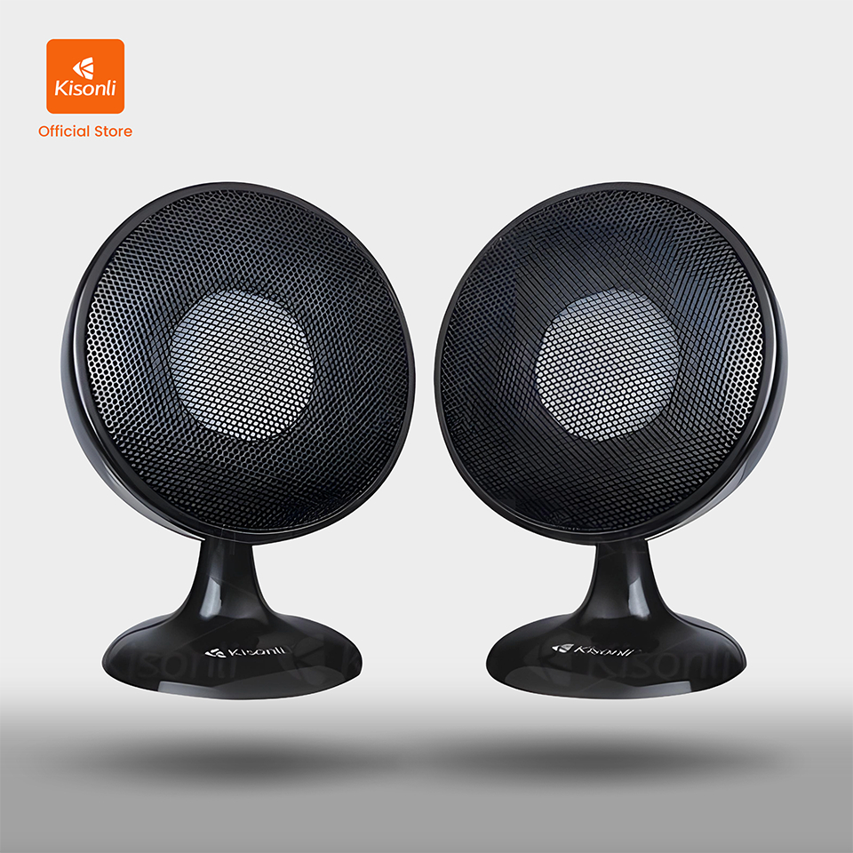 KISONLI Speaker Mini Komputer / Laptop S-888 Hitam Super Bass Effect With Volume Control-2