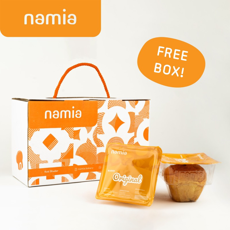 

Roti Bluder isi 6 Roti Bluder- Free Box - Namia Bakery