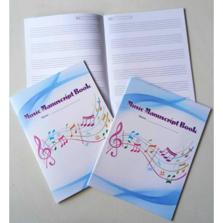 

BUKU TULIS MUSIK GARIS LIMA buku garis paranada / manuscript book music book