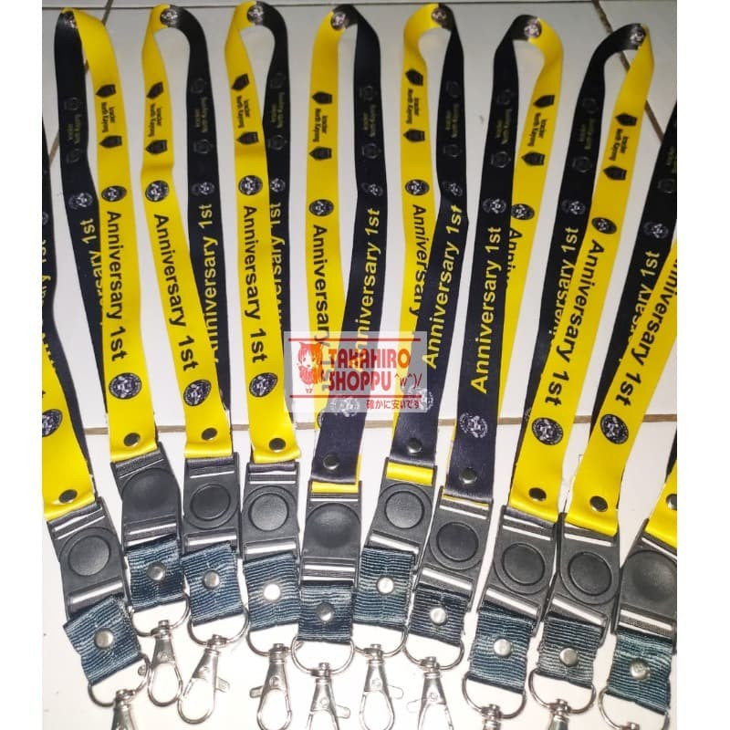 

Tali Lanyard Full print Custom 2cm 1 sisi bisa Satuan