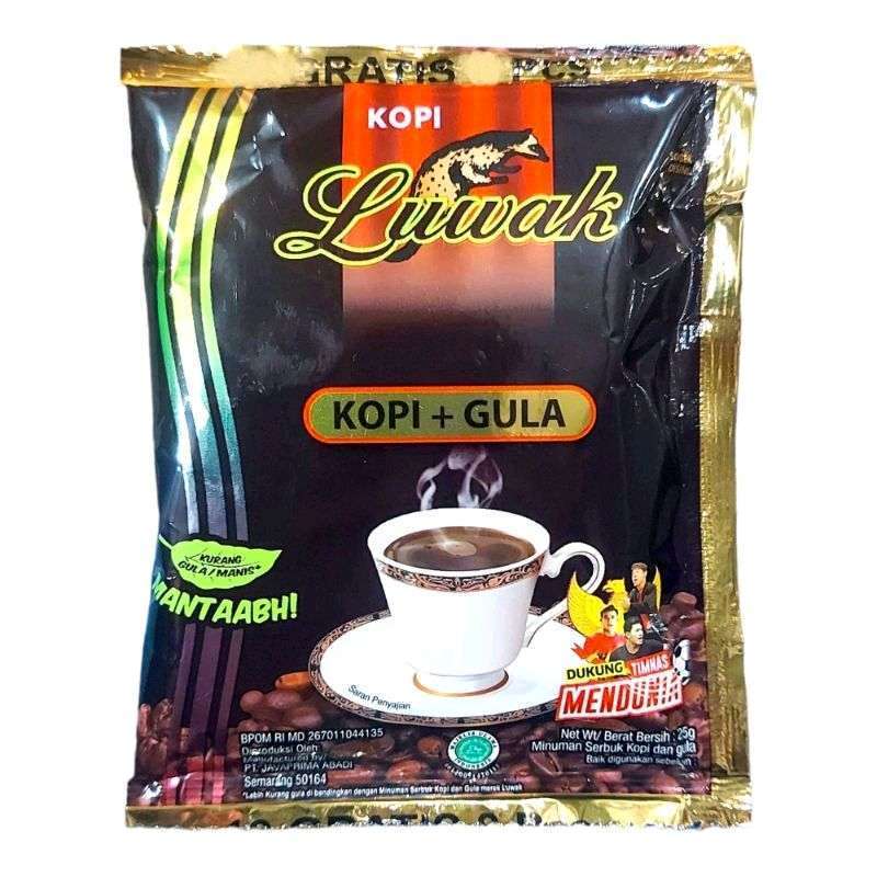 

Kopi Luwak Hitam+Gula Renceng 15 sachet x 25 gram/Kopi Luwak Hitam Gula Renteng/Kopi Hitam