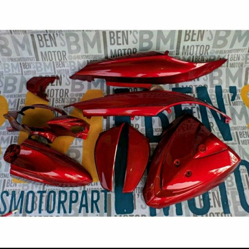 full Body halus merah marun mio j