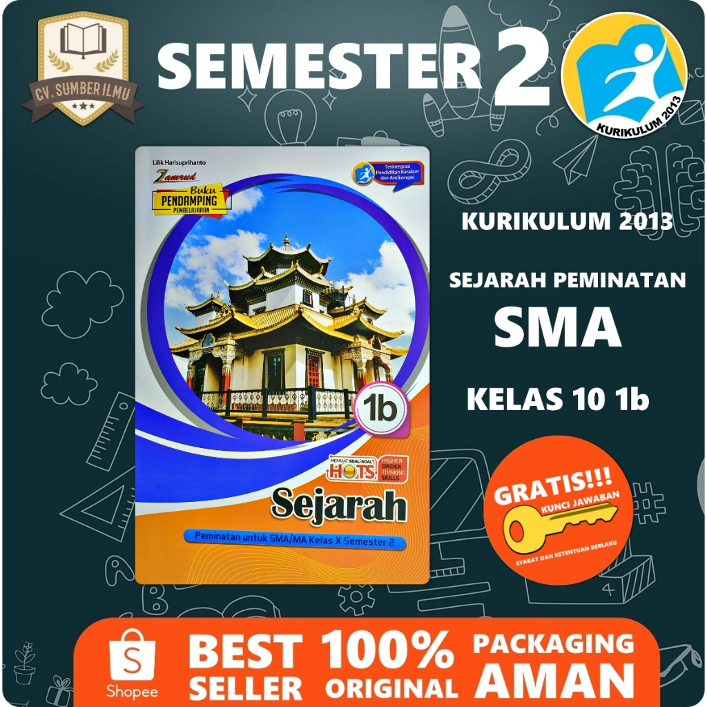 LKS SEJARAH PEMINATAN SMA KELAS X 10 SEMESTER 2 K13 | Zamrud PUTRA NUGRAHA