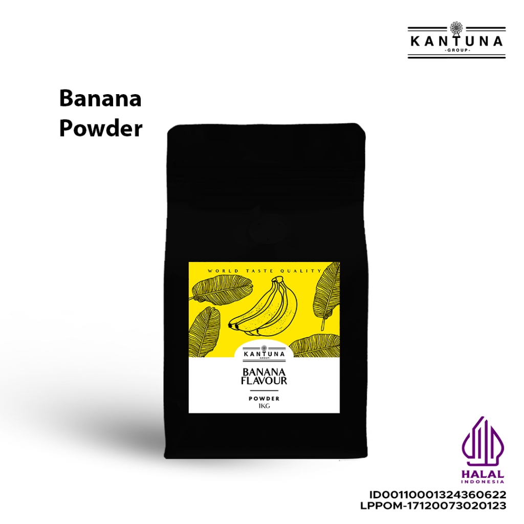 

Kantuna Banana Powder - Powder Rasa Banana Untuk Cafe/Kafe/Bisnis