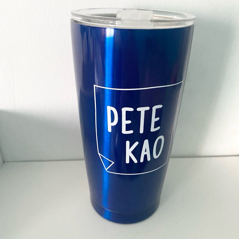 Ready + Pouch Tumblr TayNew / PeteKao Dark Blue Kiss [ preloved ]