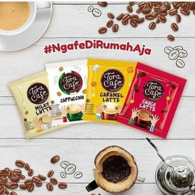 

KOPI TORA CAFE COFFE RENTENG / CAPUCCINO / CHOCO LATTE / CARAMEL LATTE / MILKY LATTE @23gr x 10pcs