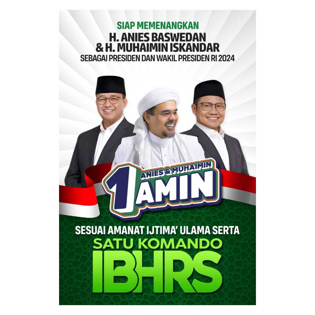 Stiker AMIN dan IB HRS. Rp.300/pcs. Minimal order 100pcs