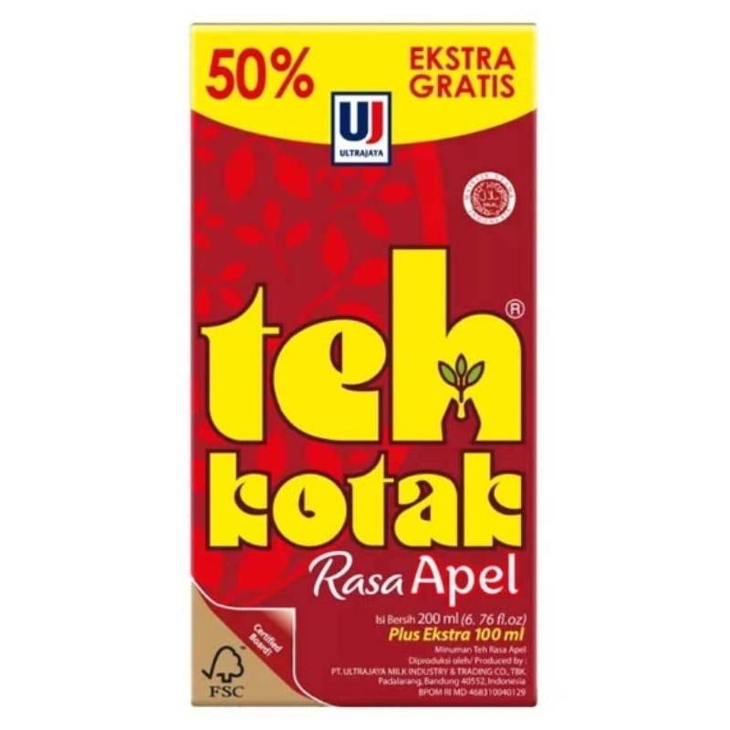 

Teh Kotak Apple 300ml