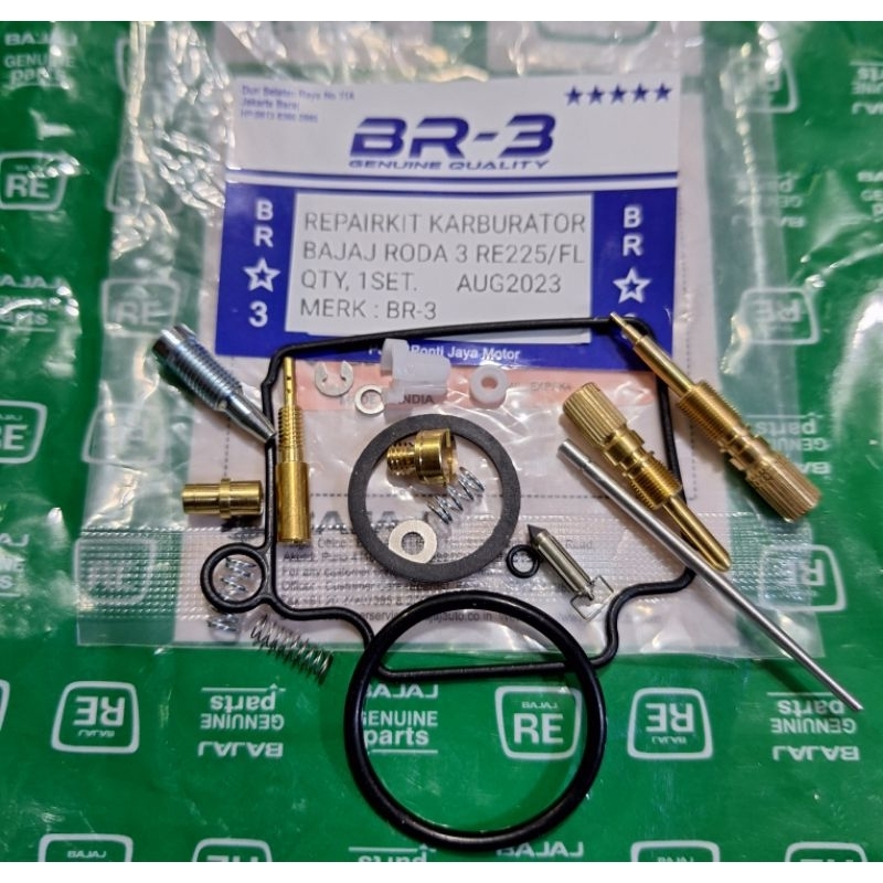 Repair Kit Karburator Bajaj RE225/ FL BAJAJ RODA 3 BAJAJ BIRU BBG CNG BAJAJ BUSI 2