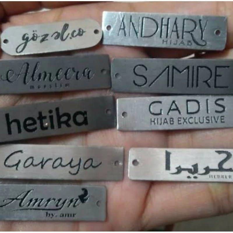 

Label plat hijab/merek hijab