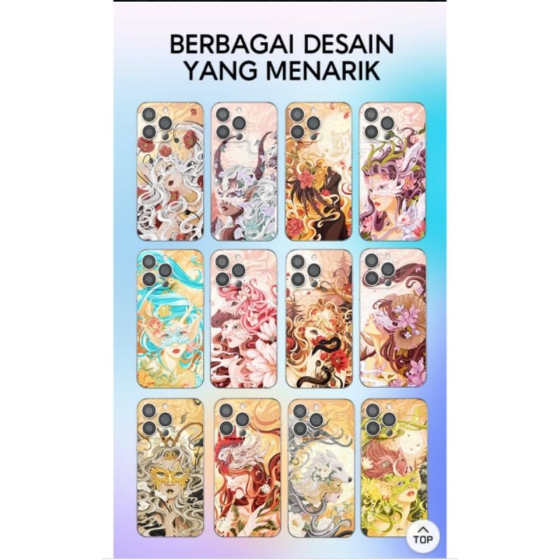 VIVAN HYDROGEL SKIN BELAKANG HANDPHONE 3D HOLOGRAM VBS01B ORIGINAL