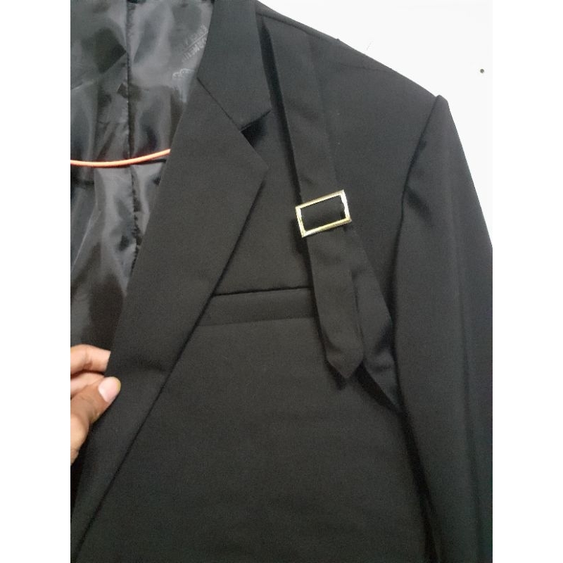 Cuci Gudang Jas Blazer Formal Pria Casual/Jas Blazer Formal Pria Warna Hitam/Jas Blazer Pria Keren