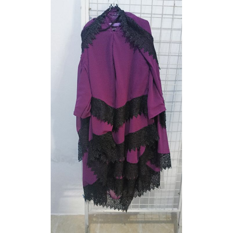 SETELAN ABAYA ANAK RENDA CERUTY BABYDOLL/ GAMIS TEMBORO