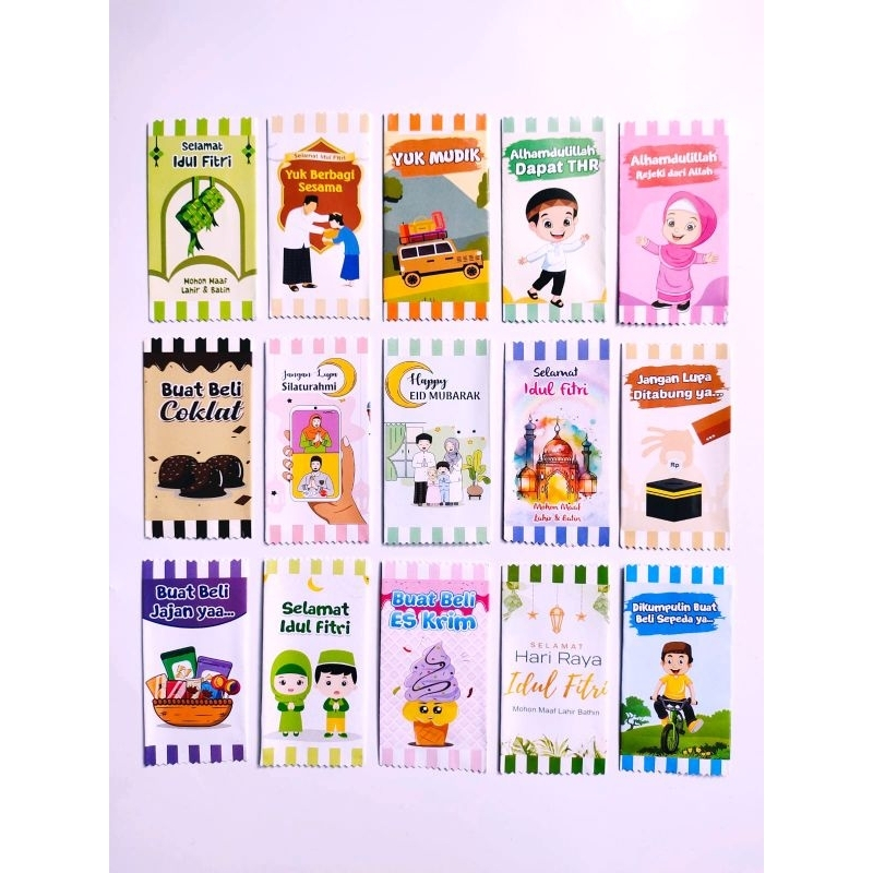 

[10 pcs] AMPLOP PERMEN TERBARU LEBARAN IDUL FITRI NATAL IMLEK TAHUN BARU HARI RAYA AGAMA / AESTHETIC / UNIK / AMPAU / ANGPAU / PANJANG / MURAH