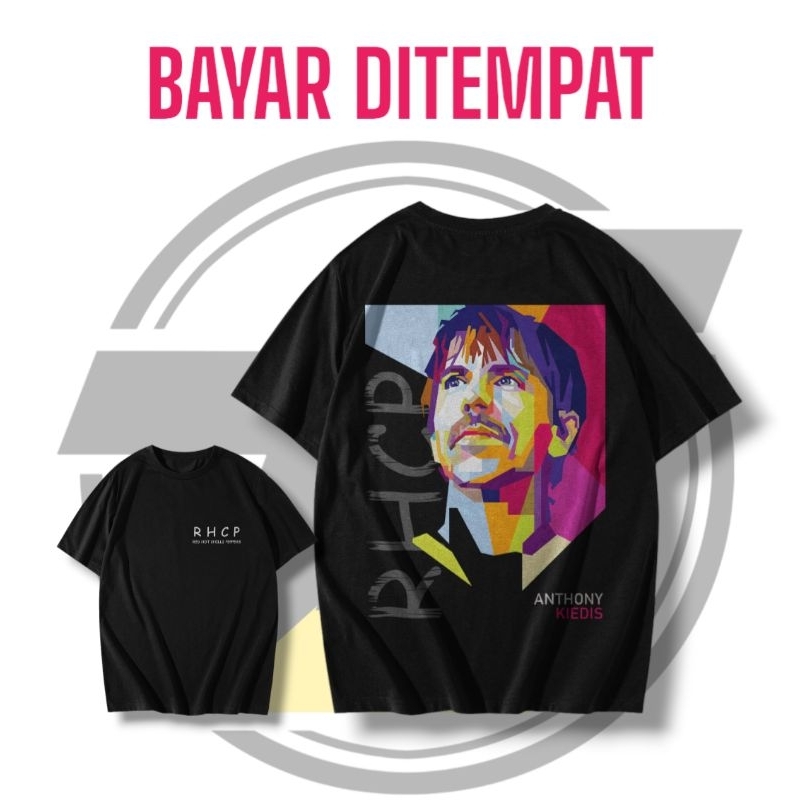 Kaos RHCP Band Musik Commbed 24s Asli BUKAN PE atau Semi Katun