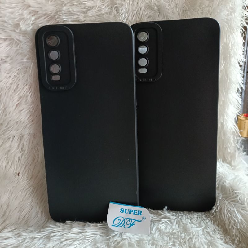 SOFTCASE VIVO Y20 /Y12S /Y 20i/Y20s/Y20G CASE PRO CAMERA warna hitam /Black lembut lentur