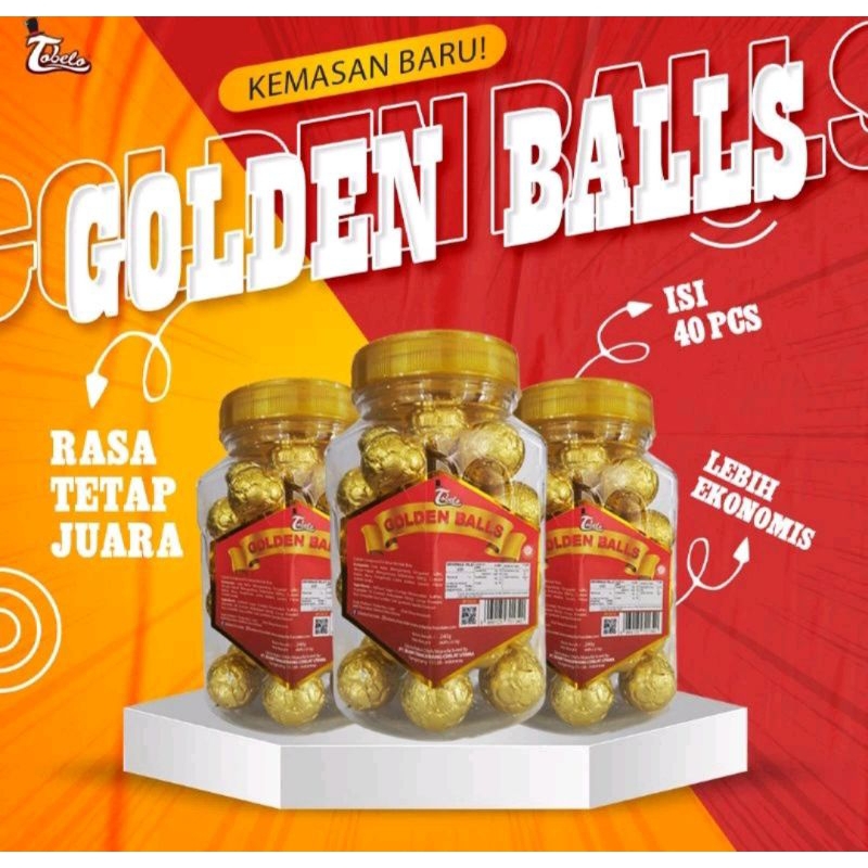 

Tobelo cokelat golden balls isi 40pcs