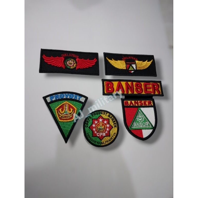 ATRIBUT BANSER TIMBUL UNTUK PROVOS BANSER 3D KOMPLIT request nama bordir