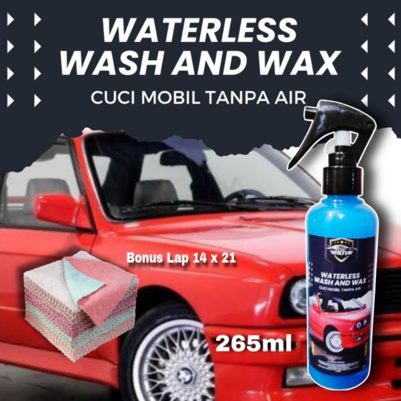 Waterless Wash And Wax - Cuci Mobil Tanpa Air / Pengkilap Body / Pembersih Mobil / Cuci Tanpa Air / 