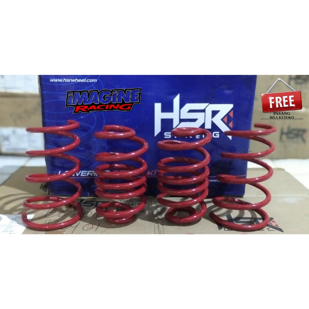 PER MOBIL CEPER EMPUK LOWERING KIT HSR RED TOYOTA AVANZA 2004-2014