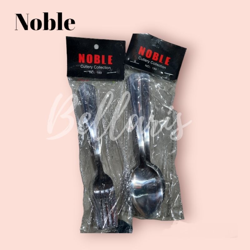 Noble - Sendok Makan / Garpu Makan / Sendok Murah / Sendok Stainlees