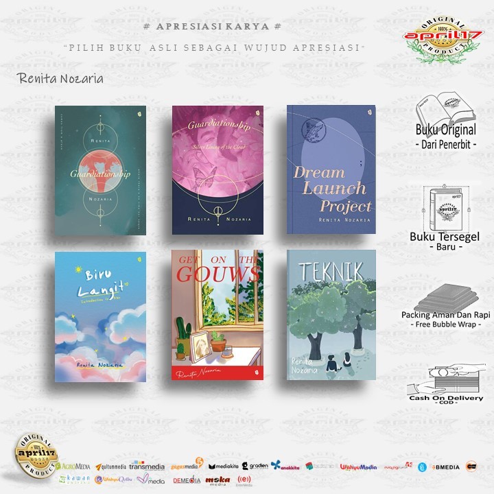 Novel Karya Renita Nozaria : GUARDIATIONSHIP / GUARDIATIONSHIP; SILVER LINING OF THE CLOUD / DREAM L