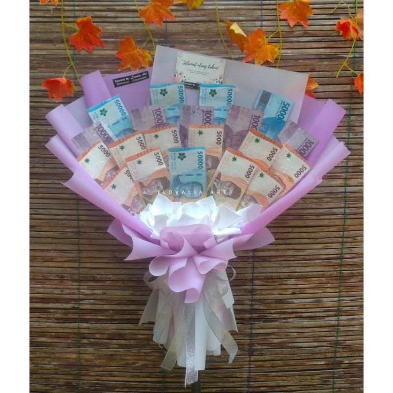 Buket Uang / Money Bouquet 20 Lembar